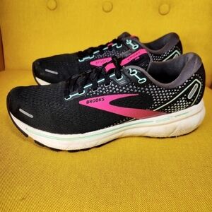 Brooks Ghost 14 Road Running Athletic Sneaker Comfort Women Shoes Sz 9B (Medium)